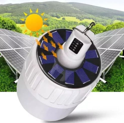 Bombilla LED Solar Remota, Linterna.