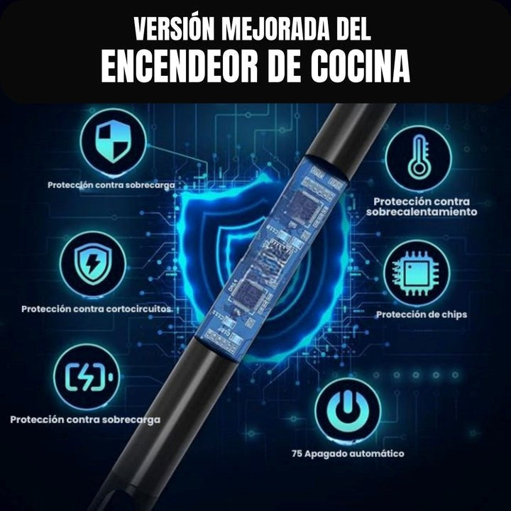 Encendedor electrico recargable 360 flexible