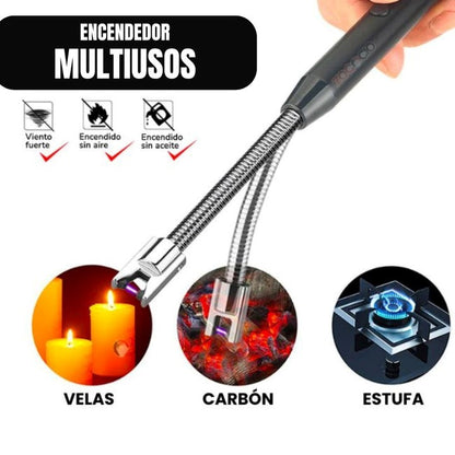 Encendedor electrico recargable 360 flexible