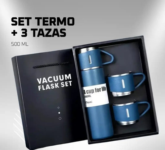 Termo Con Set De Tazas