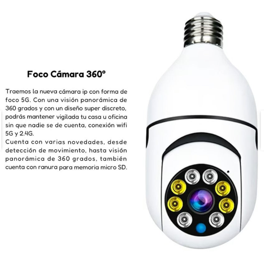 Foco Camara Espia 360 Grados