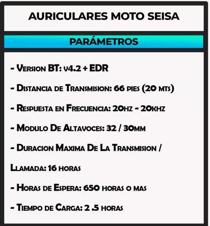 Audifonos Para Casco De Motos