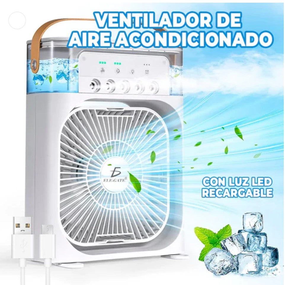 Air Cooler3 En 1 Ventilador Portatil