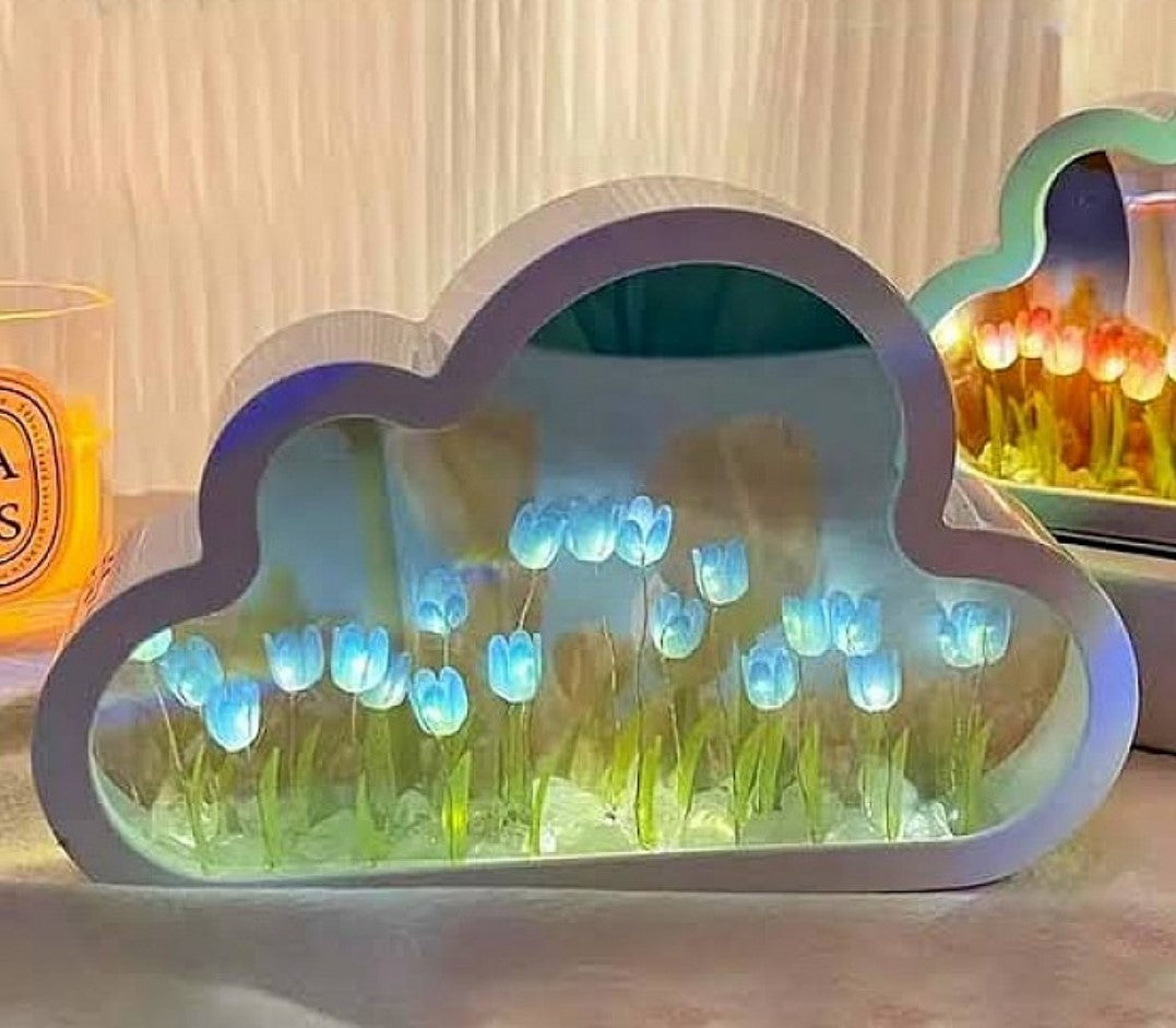 Lampara De Tulipanes En Forma De Nube